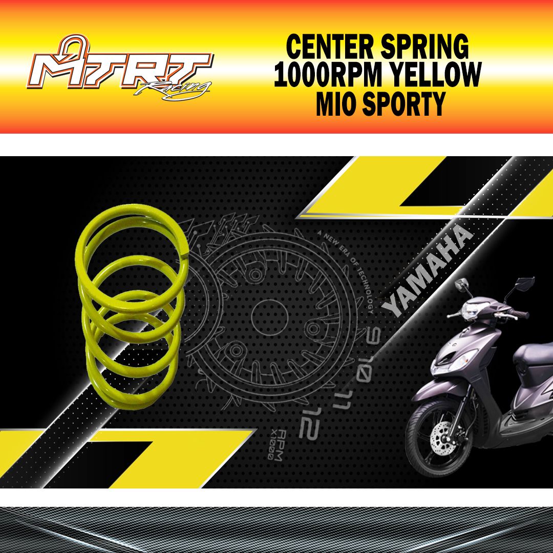 CENTER SPRING  MIO 1000RPM MTRT YELLOW
