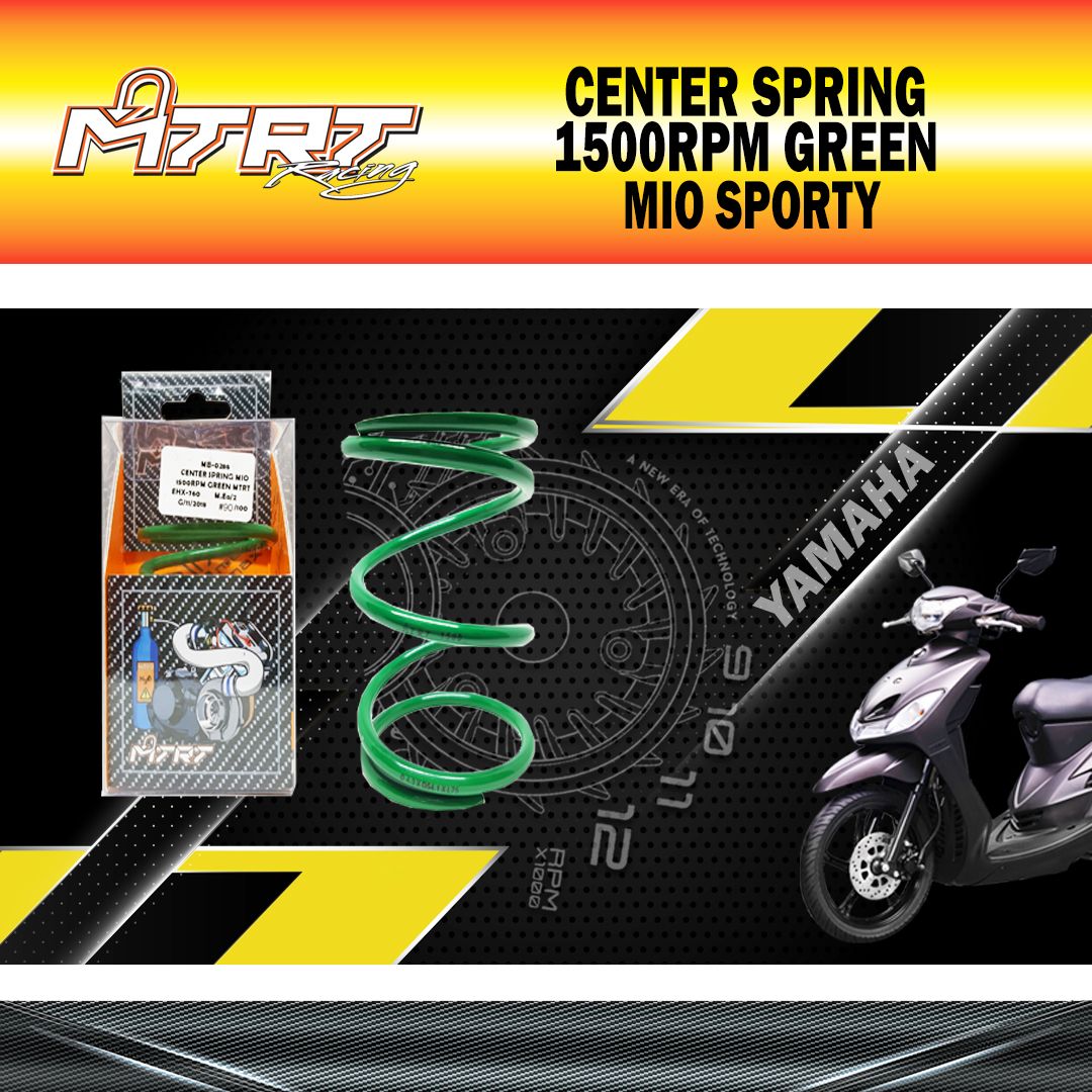 CENTER SPRING MIO 1500RPM GREEN MTRT