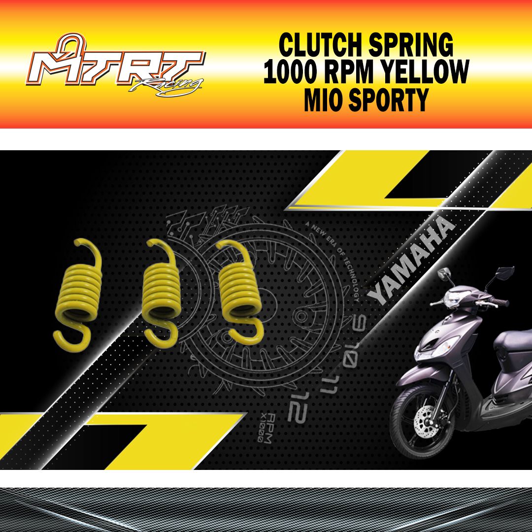 CLUTCH SPRING MIO/BEAT/SKYDRIVE 1000RPM YELLOW MTRT