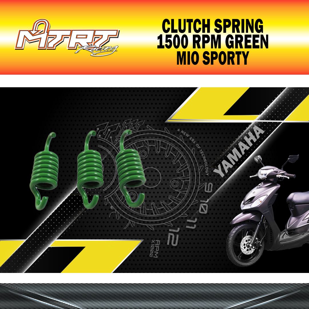 CLUTCH SPRING MIO/SKYDRIVE  1500RPM GREEN MTRT