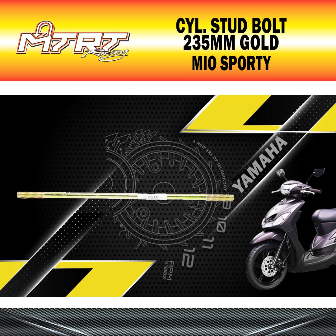CYL. STUD BOLT 235MM GOLD