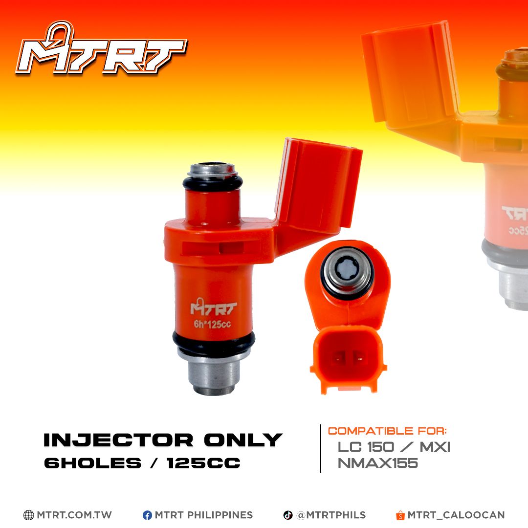 INJECTOR ONLY 125CC 6HOLES  LC150/NMAX155/MXI  MTRT