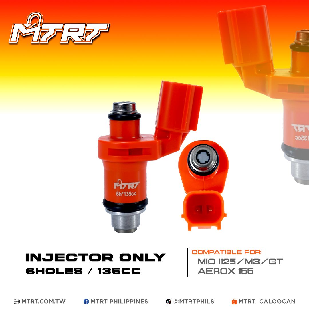 INJECTOR ONLY 6HOLES  MIOi125/Aerox155  135CC MTRT