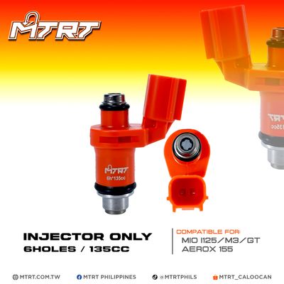 INJECTOR ONLY 6HOLES  MIOi125/Aerox155  135CC MTRT