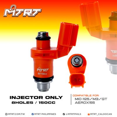 INJECTOR ONLY 8HOLES/150CC MIOI125/M3/GT/AEROX155 MTRT