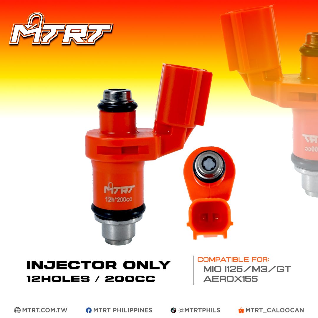 INJECTOR ONLY 12HOLES/200CC MIOI125/M3/GT/AEROX155 MTRT