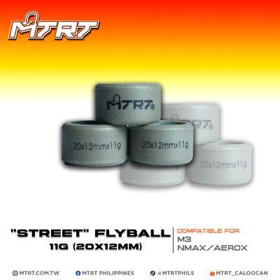 FLYBALL M3/NMAX/AEROX 11G STREET MTRT GRAY ( 3PCS ONLY )