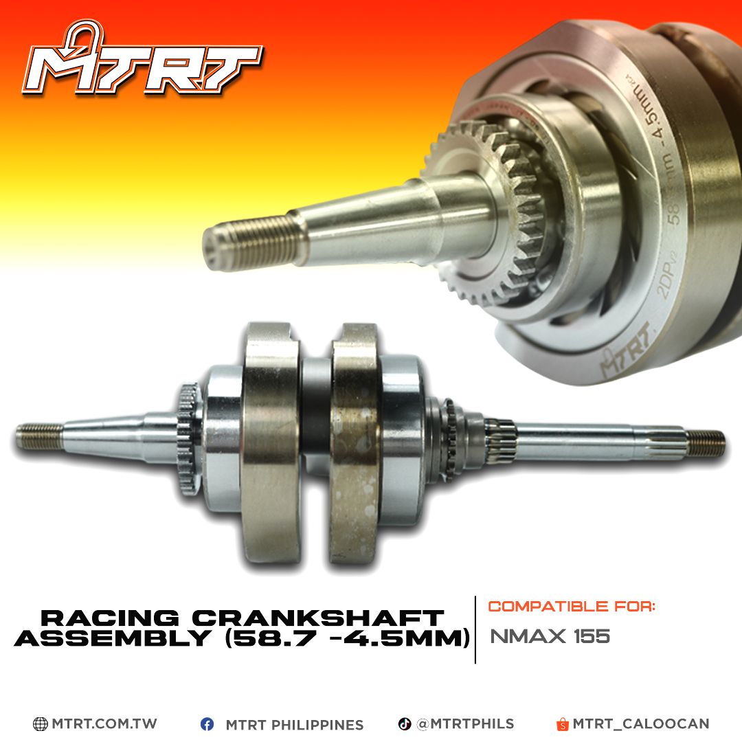 RACING CRANKSHAFT ASSY NMAX155 CNC (58.7 -4.5mm) MTRT