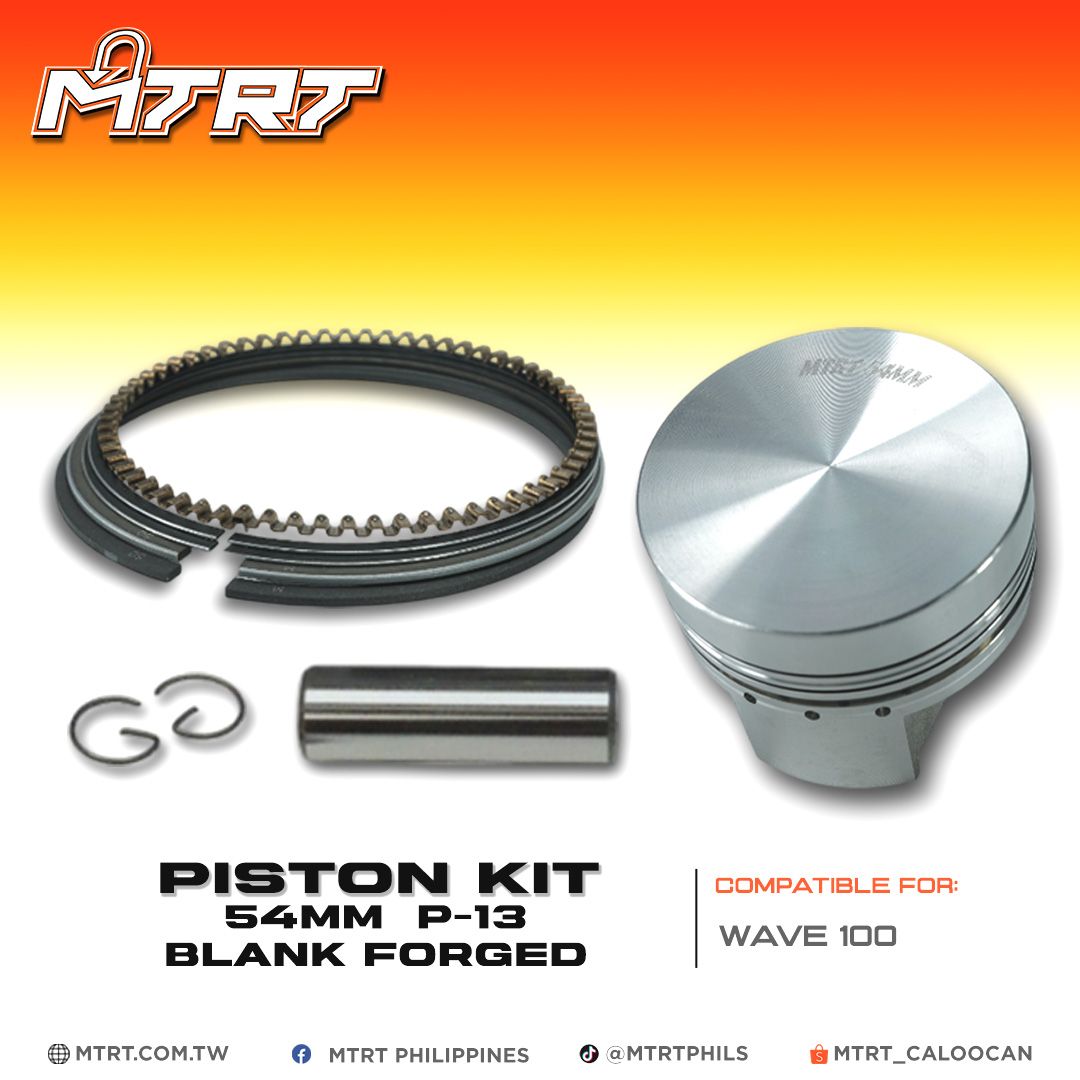 PISTON KIT WAVE100 54MM BLANK FORGED P-13
