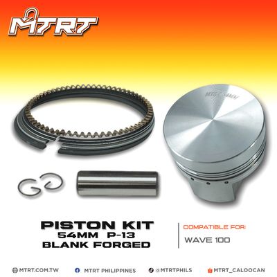 PISTON KIT WAVE100 54MM BLANK FORGED P-13