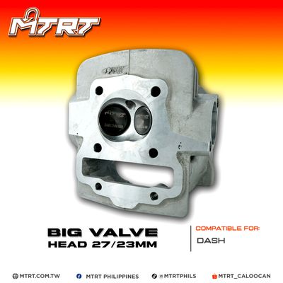BIG VALVE HEAD DASH 27/23mm  MTRT