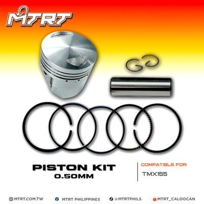PISTON KIT TMX155 MTRT 0.50mm