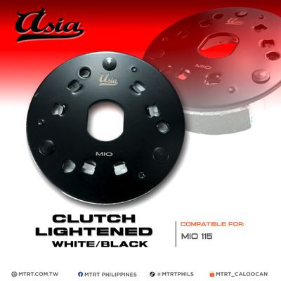 CLUTCH MIO LIGHTENED ASIA WHITE/BLACK
