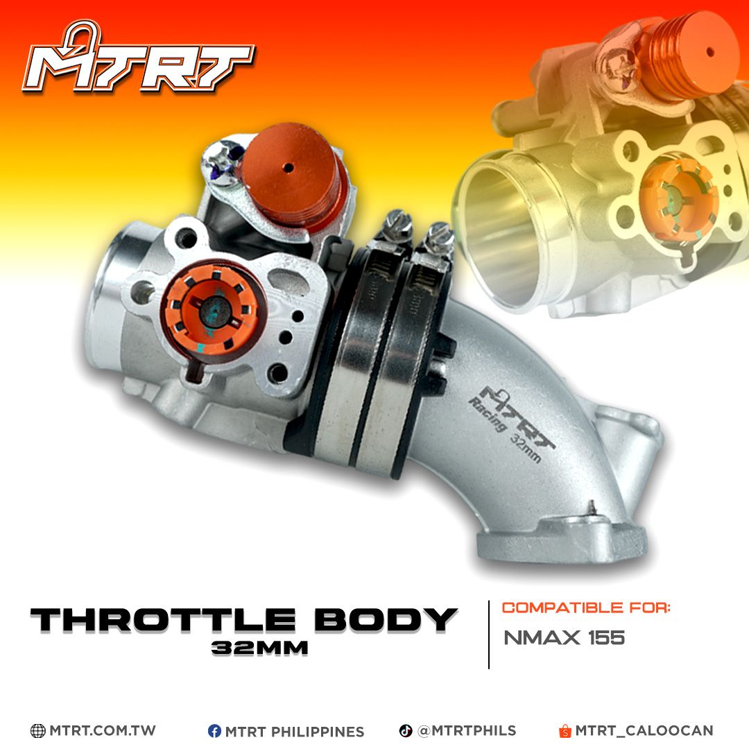 THROTTLE BODY NMAX155 32MM WITH MANIFOLD MTRT