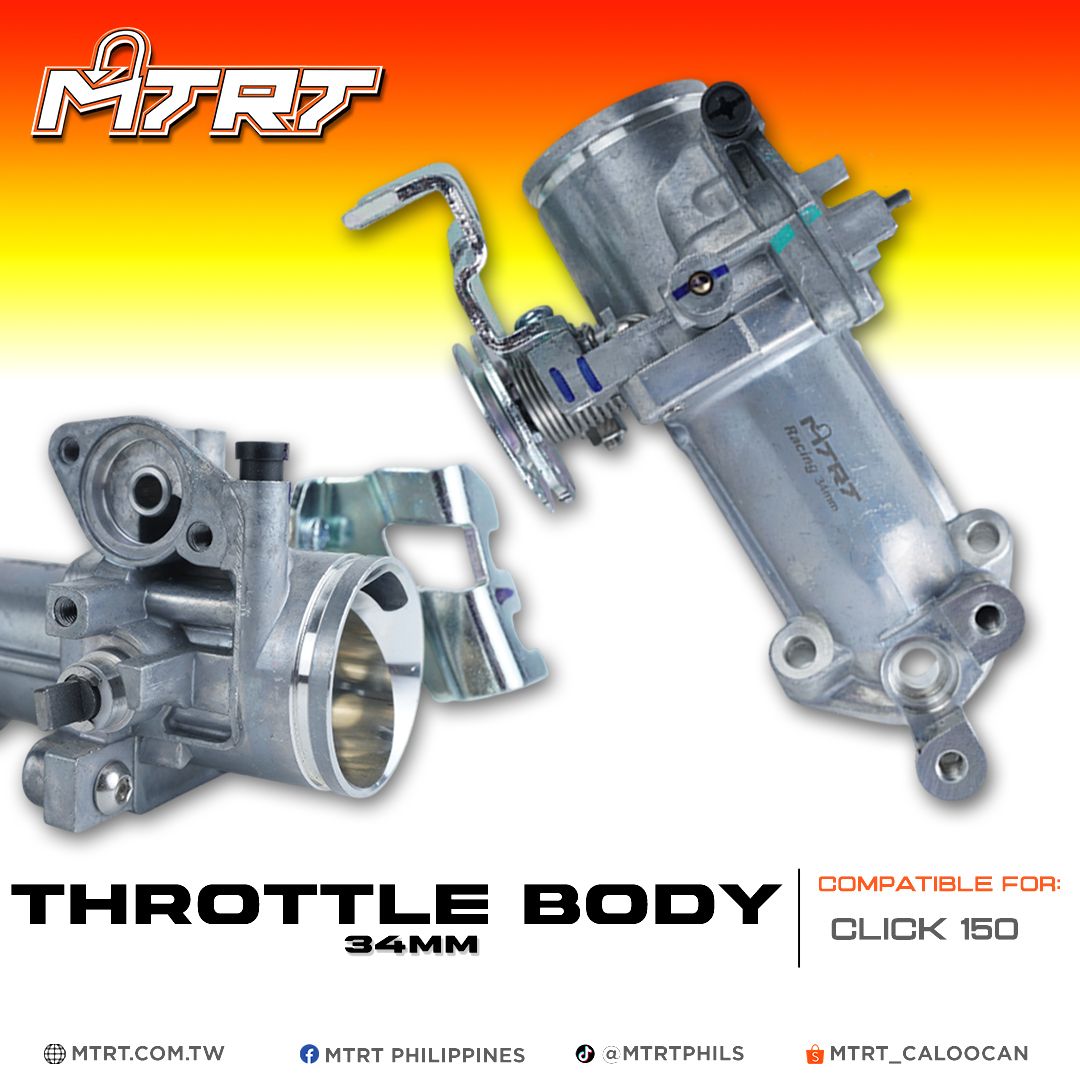 THROTTLE BODY 34MM CLICK150  W/O MANUAL ISC MTRT
