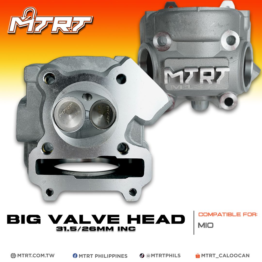 BIG VALVE HEAD MIO 31.5/26MM INC. WITH (RETAINER AND VALVE SEAT ONLY) MTRT