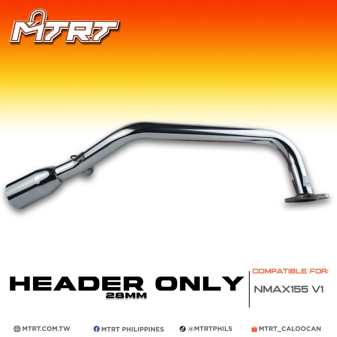 HEADER ONLY 28mm for NMAX 155 V1 MTRT