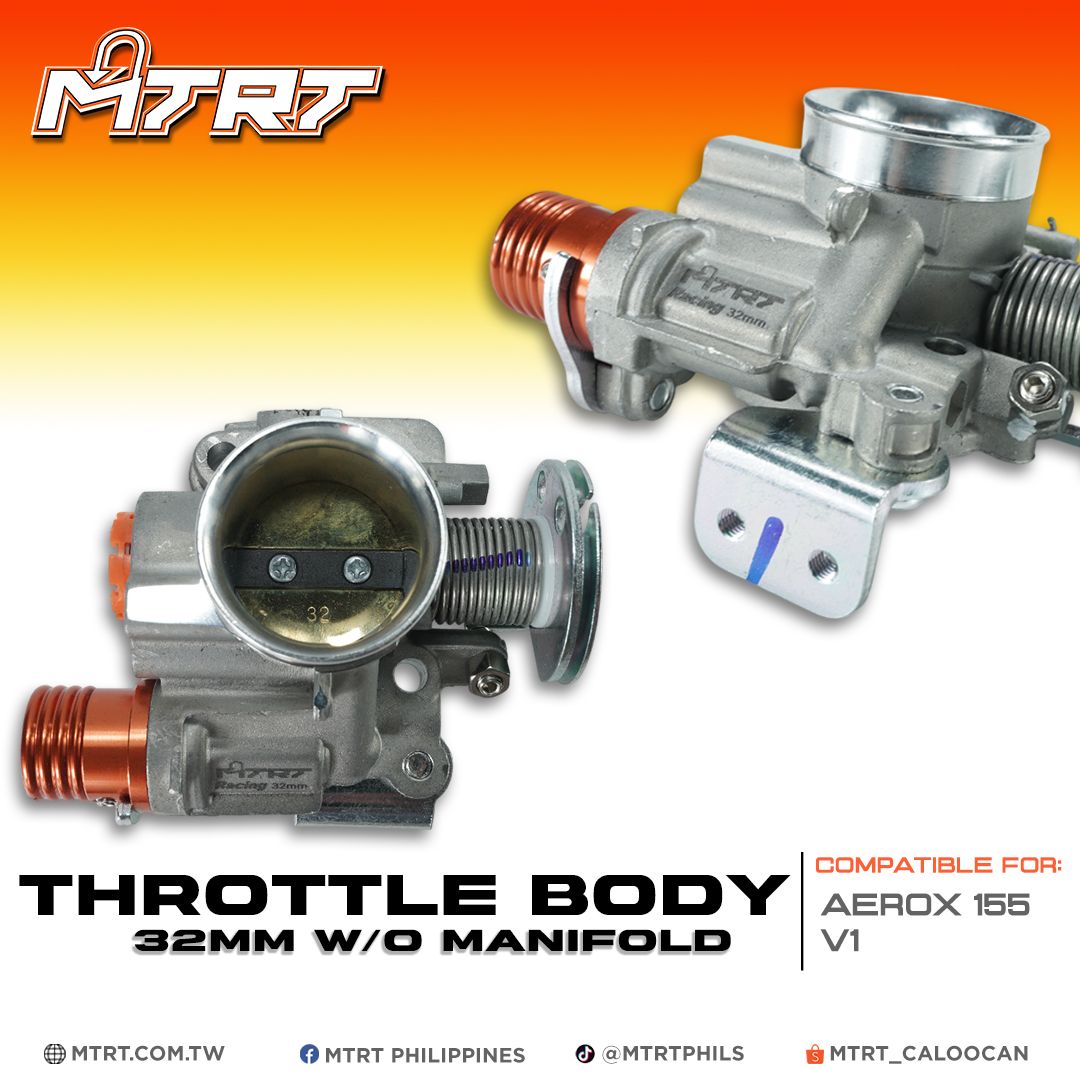 THROTTLE BODY 32MM W/O MANIFOLD AEROX155 V1 MTRT