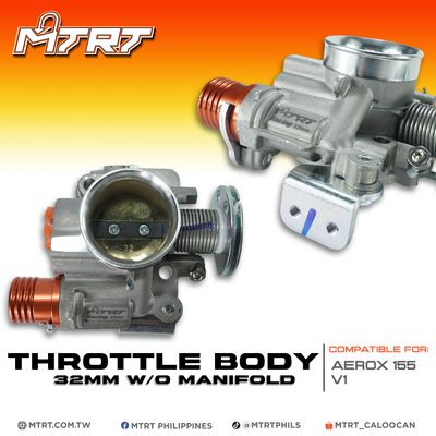 THROTTLE BODY 32MM W/O MANIFOLD AEROX155 V1 MTRT