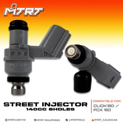 STREET INJECTOR 140CC 6HOLES CLICK150/PCX160 MTRT