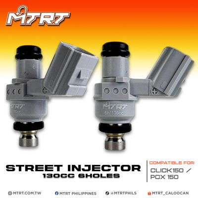 STREET INJECTOR 130CC 6HOLES CLICK150/PCX160 MTRT