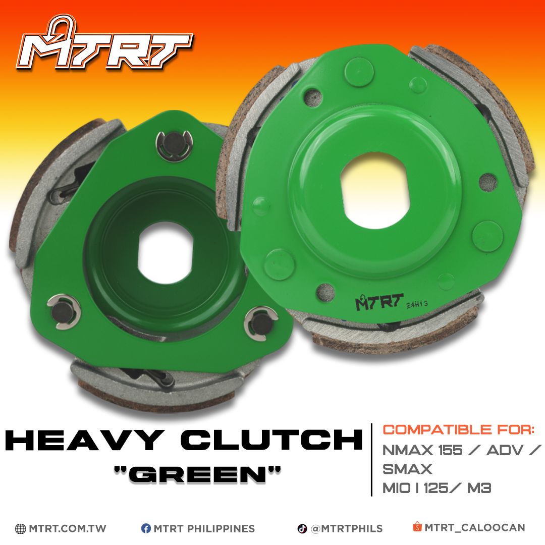 HEAVY CLUTCH V1 &quot;GREEN&quot; MTRT NMAX/SMAX/MIOi125/ADV