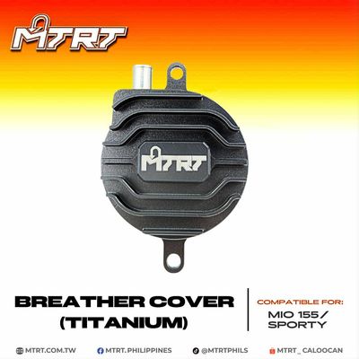 BREATHER COVER MIO (TITANIUM) MTRT