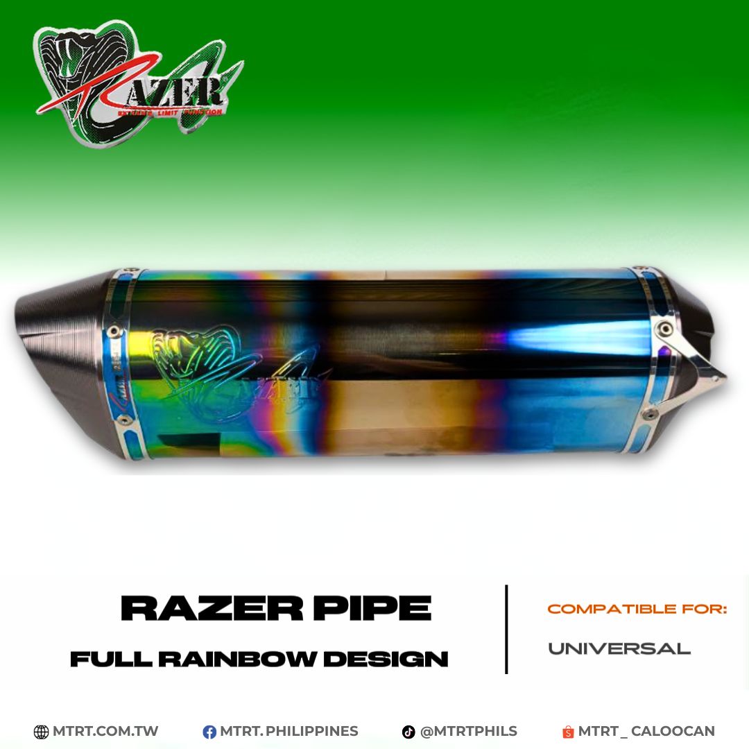 RAZER  PIPE  FULL RAINBOW DESIGN