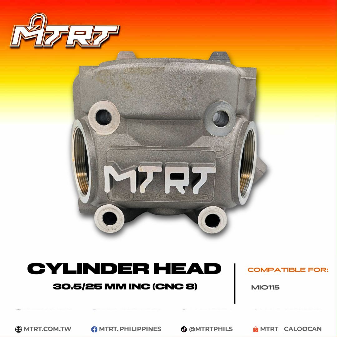 BIG VALVE HEAD MIO 30.5/25MM INC. MTRT  ( CNC  OCHO ) W/ RETAINER, VALVE SEAL ,EXHAUST BOLT, VALVE SEAT WASHER , VALVE LOCK