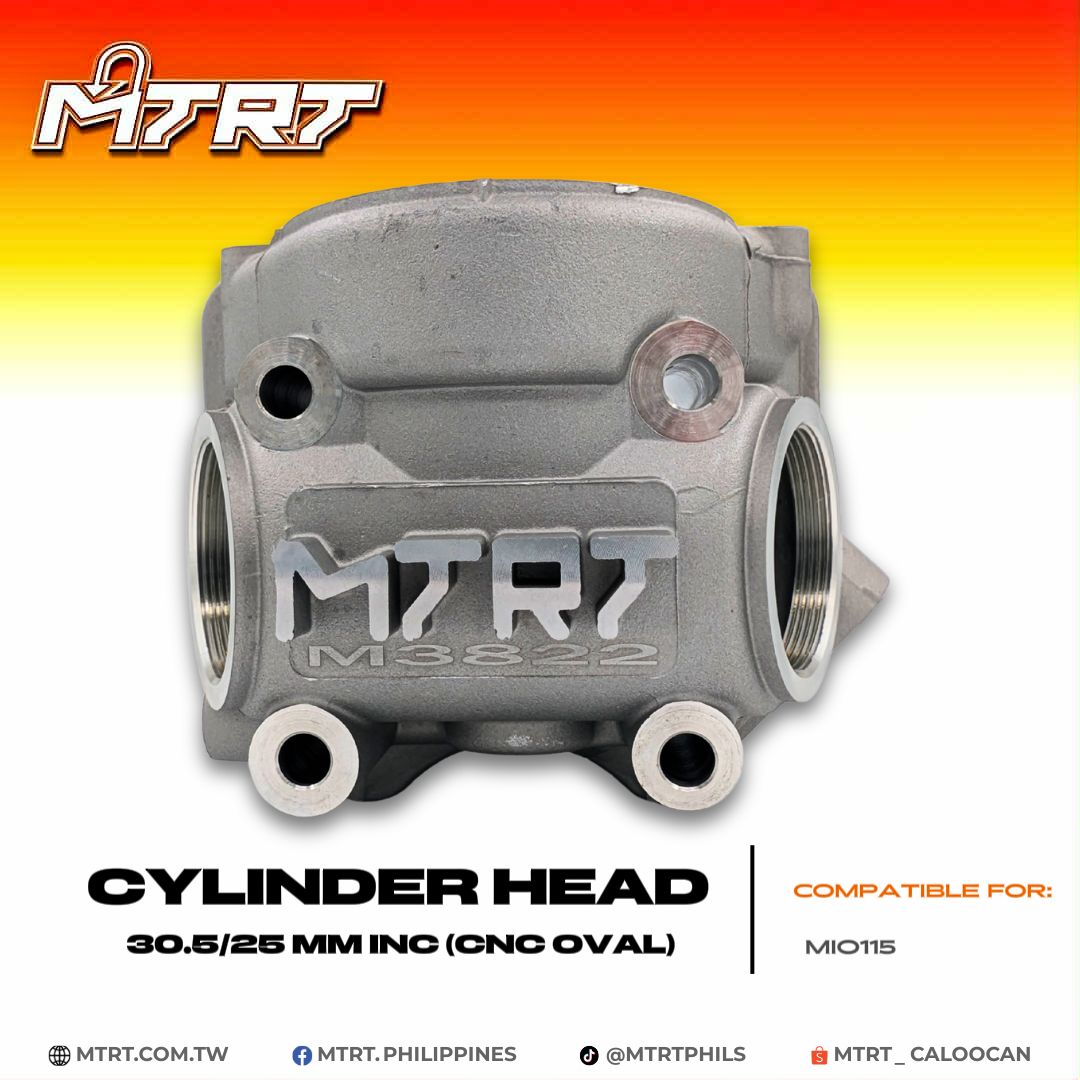 CYL HEAD MIO 2V 30.5/25MM 4.5MM INC. MTRT (CNC) OVAL