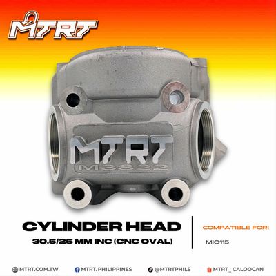 CYL HEAD MIO 2V 30.5/25MM 4.5MM INC. MTRT (CNC) OVAL
