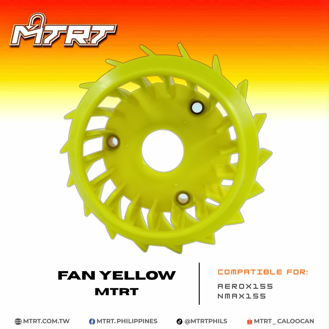 FAN AEROX155 NMAX155  YELLOW MTRT