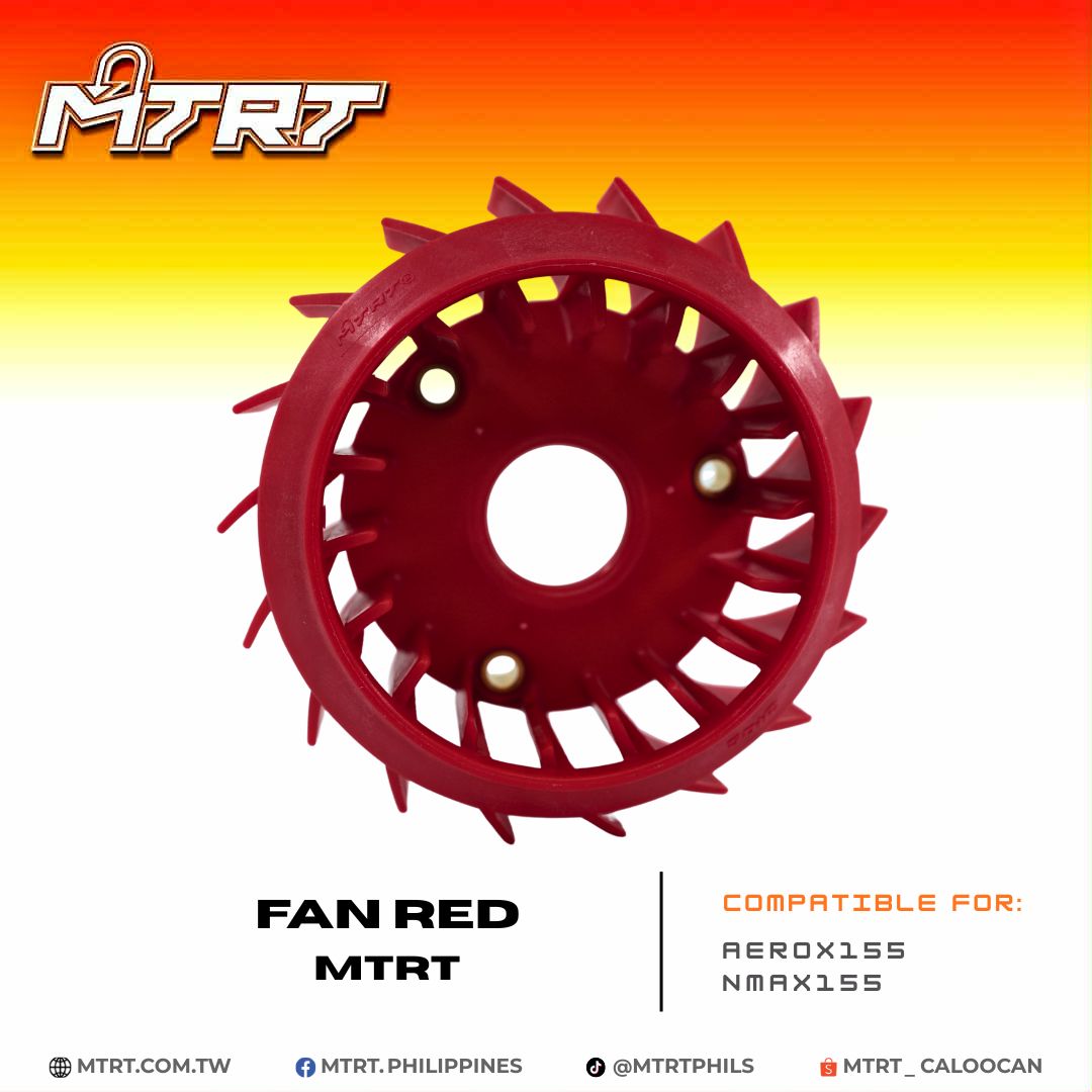 FAN AEROX155 / NMAX155  RED MTRT
