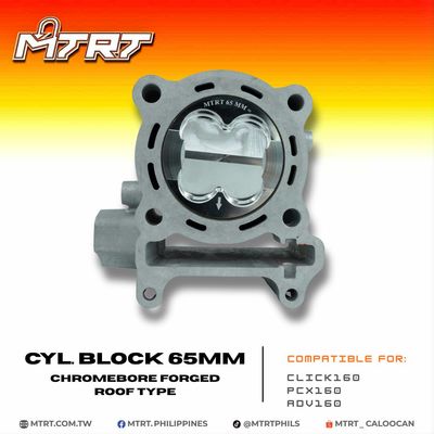 CYL BLOCK CLICK160/PCX160/ADV160 65MM CHROMEBORE FORGED MTRT CYL BLOCK CLICK160/PCX160/ADV160 65MM CHROMEBORE FORGED MTRT