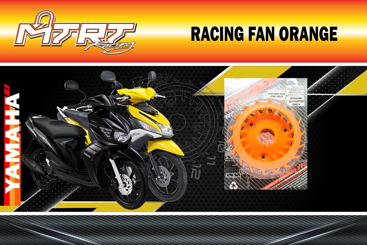 FAN MIOI125_GT125_M3 ORANGE MTRT