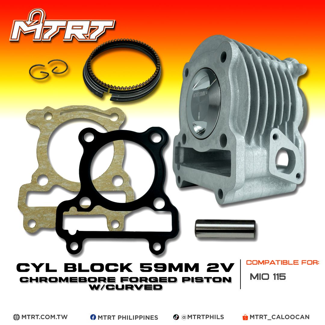 BLOCK MIO 59MM 2V FORGED CHROMEBORE (CURVED) MTRT