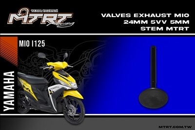 VALVES EXHAUST MIO 24MM 5VV 5mm stem MTRT VALVES EXHAUST MIO 24MM 5VV 5mm stem MTRT
