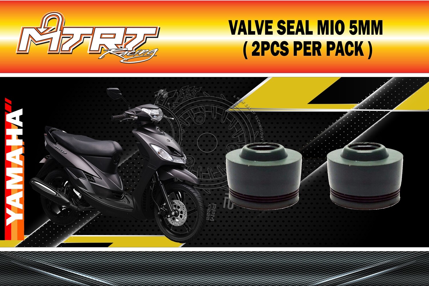 VALVE SEAL MIO 5mm ( 2PCS PER PACK )