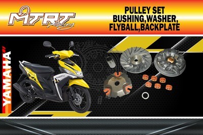 PULLEY SET MIOi125 bushing , washer , flyball , backplate  MTRT