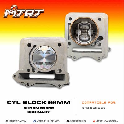 BLOCK RAIDER150/FU150  66MM Chromebore Forged Piston MTRT