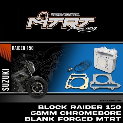 BLOCK RAIDER150 68MM Chromebore Blank Forged MTRT BLOCK RAIDER150 68MM Chromebore Blank Forged MTRT