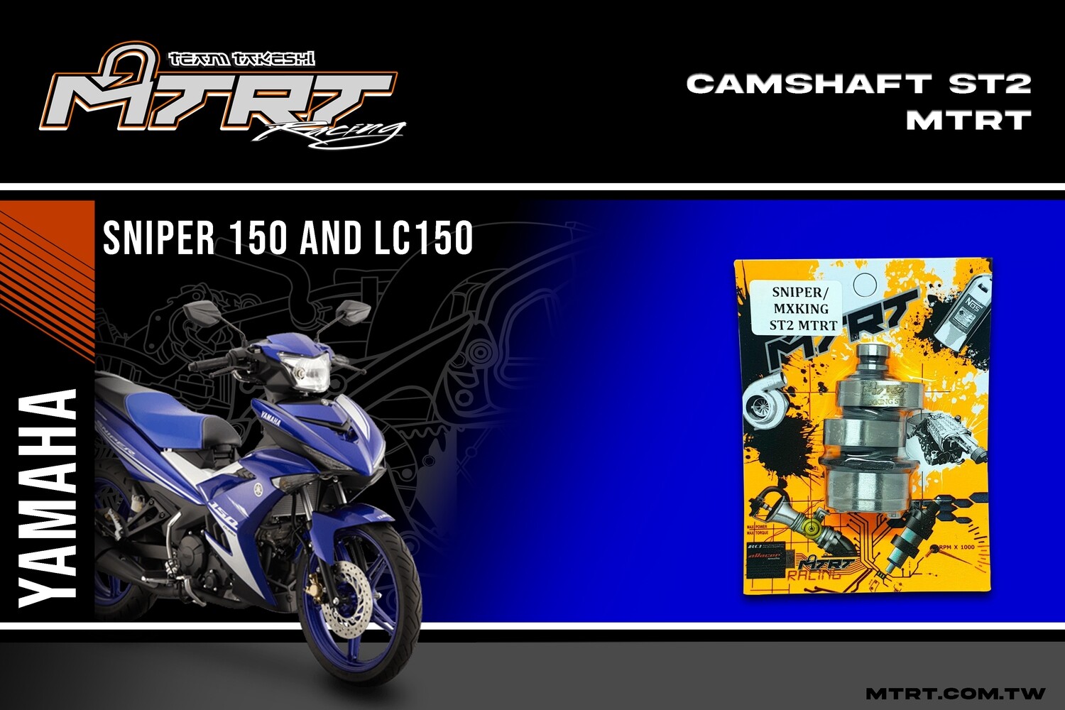 CAMSHAFT RACING SNIPER_MXKING ST2 MTRT