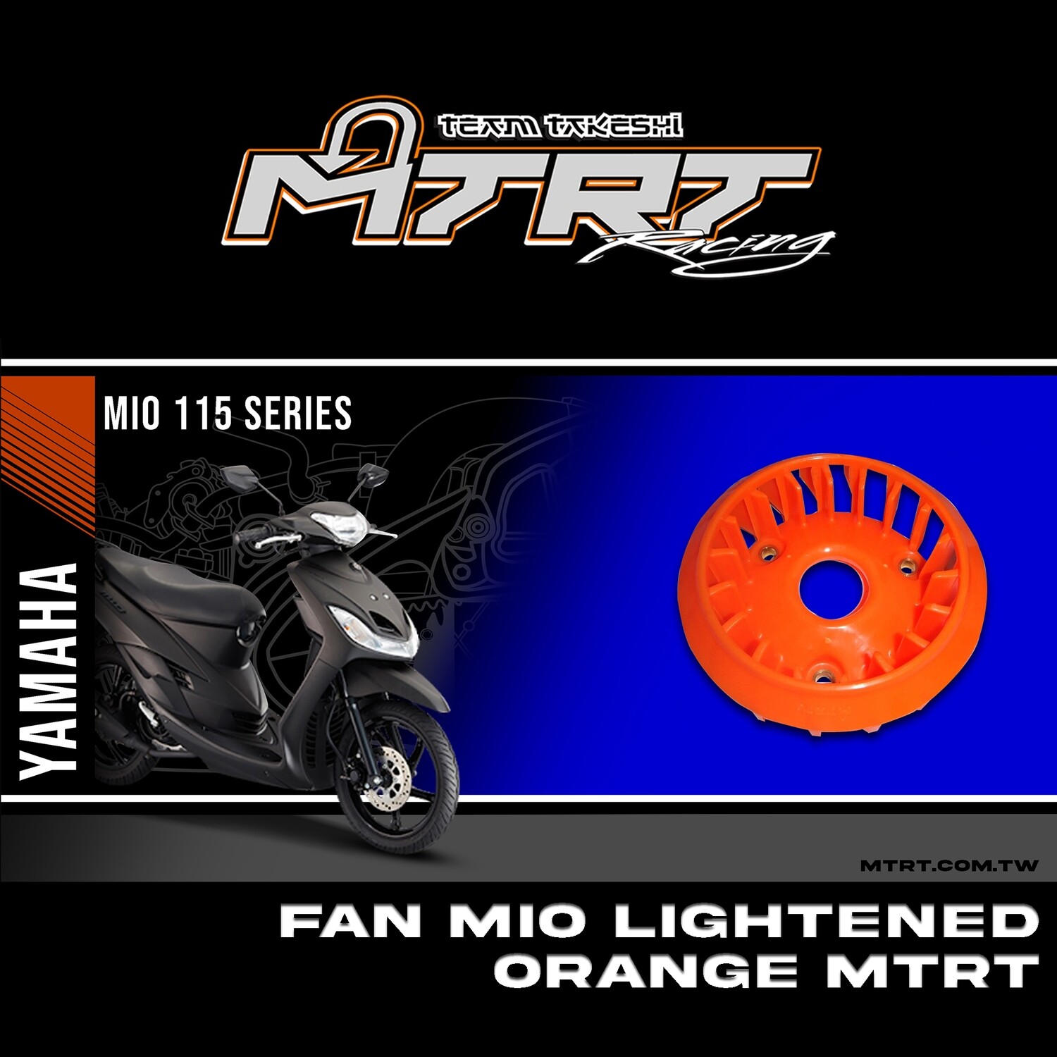 FAN  MIO Lightened Orange MTRT