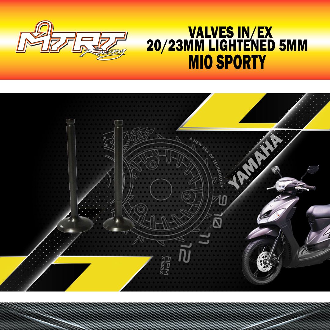 VALVES  IN/EX  MIO 20/23MM LIGHTENED 5MM MTRT