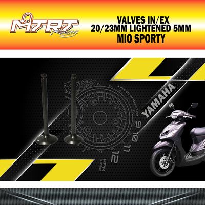 VALVES  IN/EX  MIO 20/23MM LIGHTENED 5MM MTRT