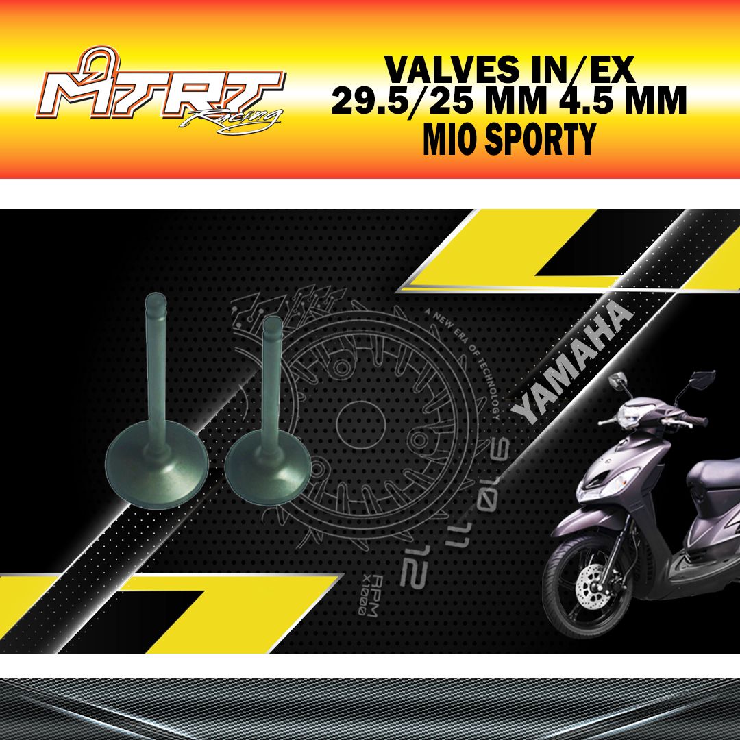 VALVES IN/EX MIO 29.5/25MM4.5MM MTRT