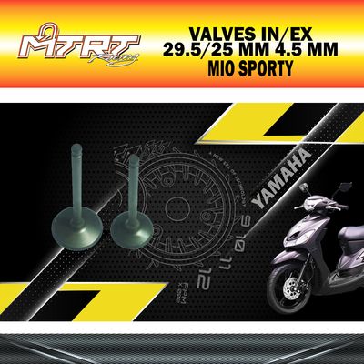 VALVES IN/EX MIO 29.5/25MM4.5MM MTRT