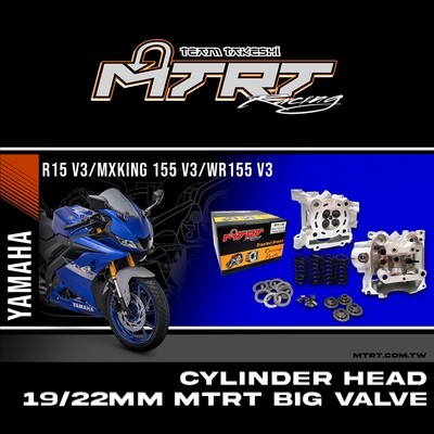CYL. HEAD R15 19/22MM MTRT big valve