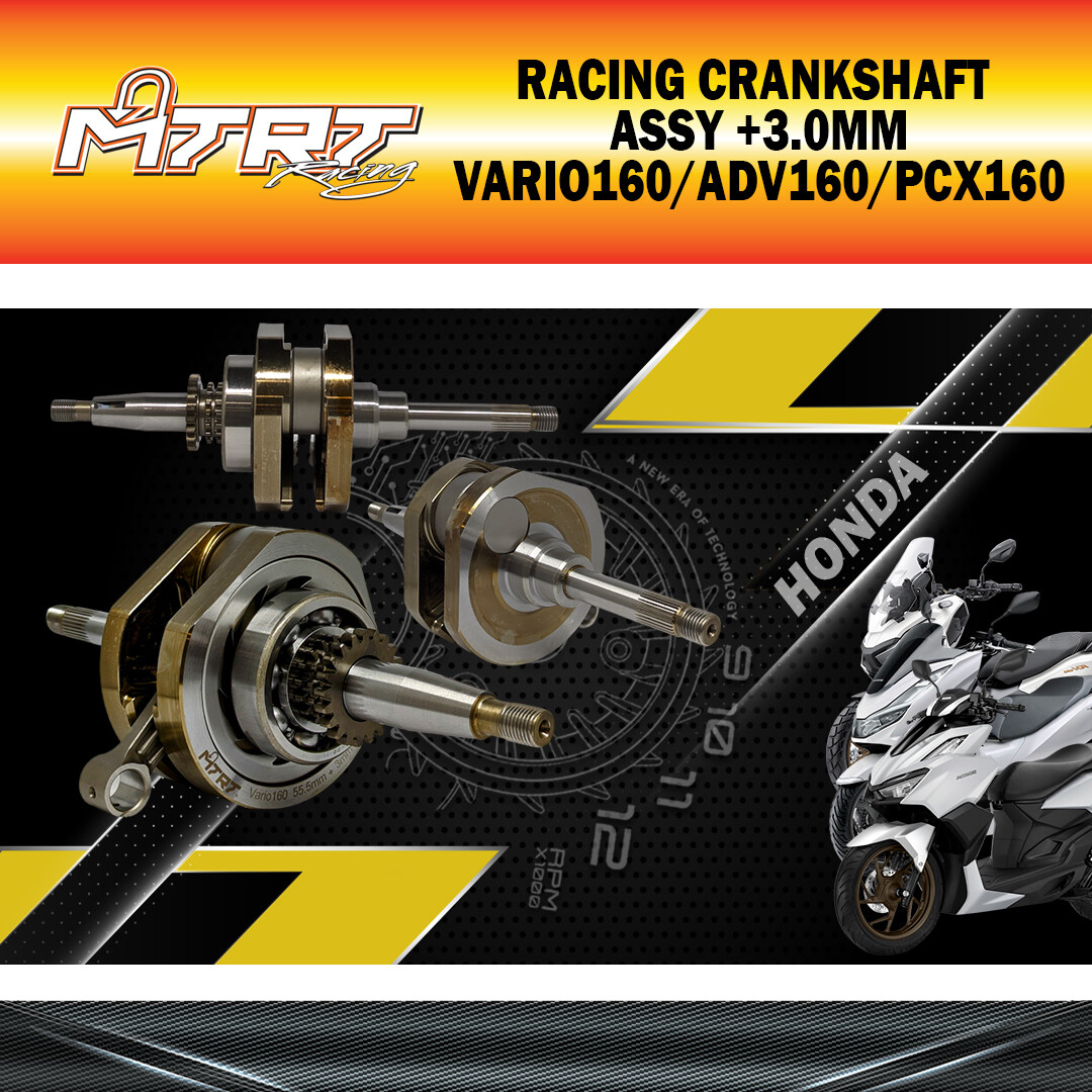 RACING CRANKSHAFT ASSY +3.0MM MTRT           (  VARIO160 / ADV160 / PCX160  )