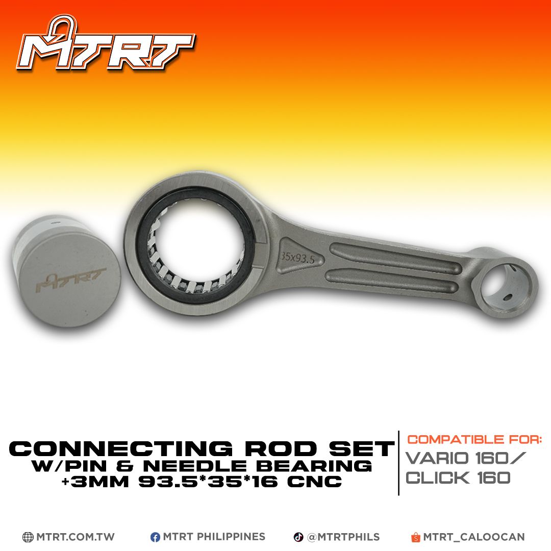 CONN ROD SET VARIO 160 / CLICK 160 +3MM CNC